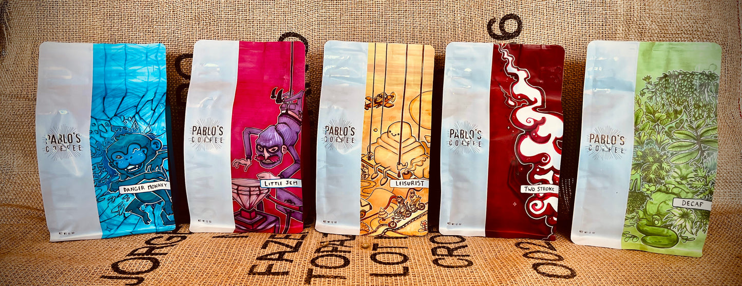 Gift Subscription: Pablo's Blends 12oz Bag - Monthly for 3 months